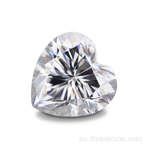 Def Ex-VG GRA 1 CARAT Corazón suelto Diamante Moissanite